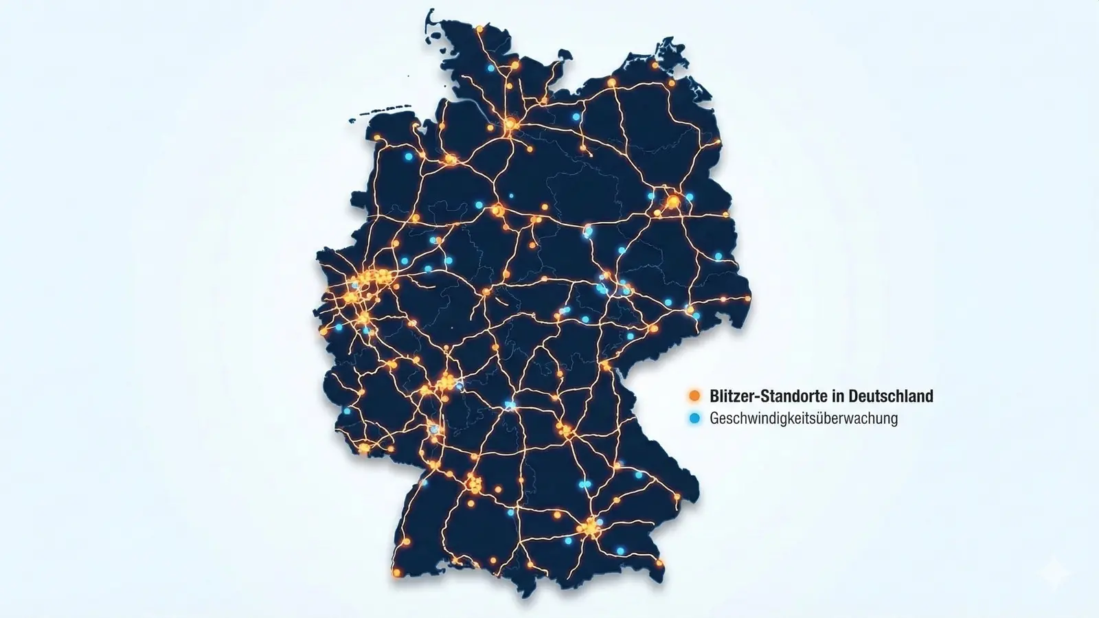 Infografik zu Blitzern in der Bundesrepublik Deutschland